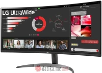LG UltraWide 34WR50QK-B 34” 3440x1440 100Hz zakrivljeni Monitor 