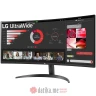 LG UltraWide 34WR50QK-B 34” 3440x1440 100Hz zakrivljeni Monitor 