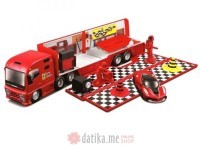 Bburago Igracka Ferari racing hauler kamion set