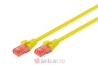 Digitus Kabl UTP patch CAT6 0.5m, žuti