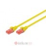 Digitus Kabl UTP patch CAT6 0.5m, žuti