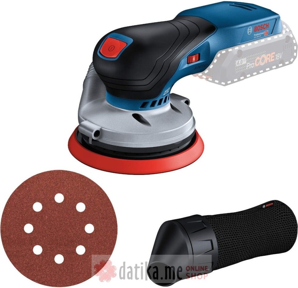 BOSCH Brusilica ekscentricna akumulatorsk 125mm 18V GEX 18V-125 Solo verzija bez akumulatora i punjača