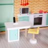 ECOTOYS DRVENA KUĆICA ZA LUTKE SA LIFTOM - CANDY RESIDENCE