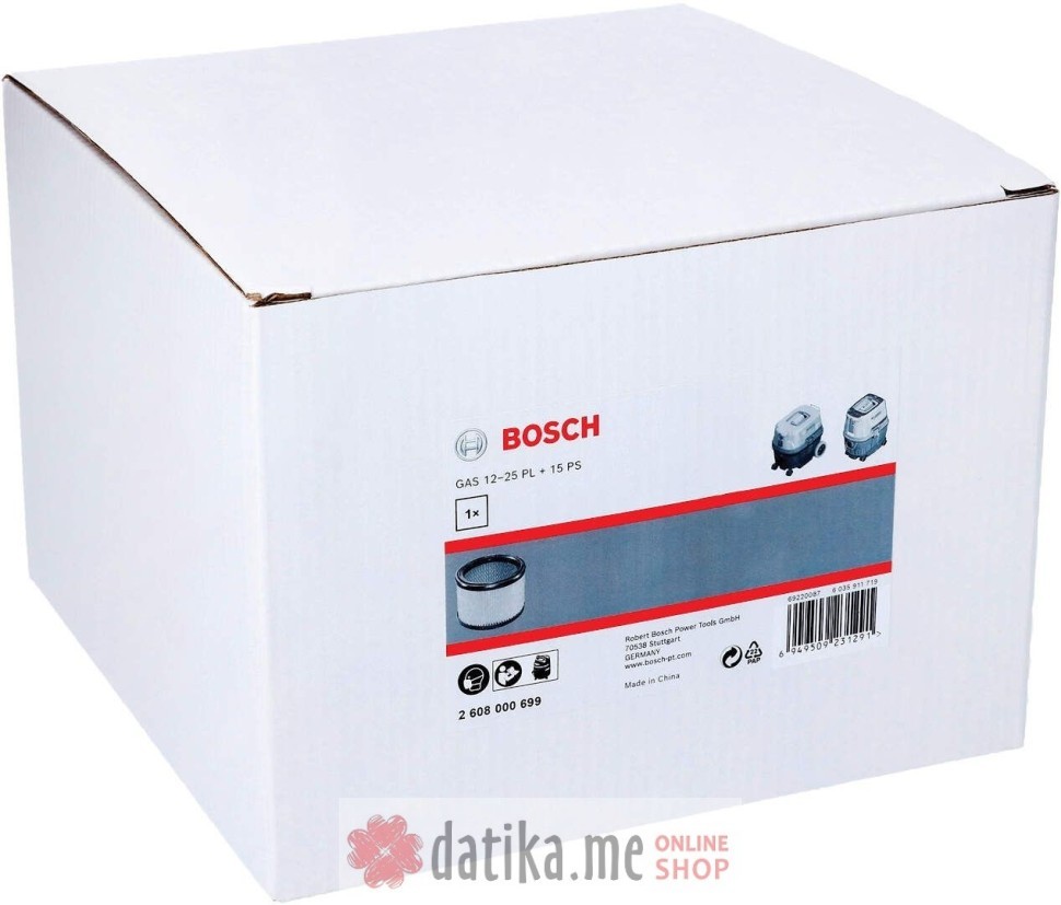 BOSCH Filter Hepa za usisivač GAS 12-25 PL i GAS 15 PS в Черногории