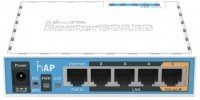 MikroTik hAP 2.4GHz AP, Five Ethernet ports, PoE-out on port 5, USB for 3G/4G support (RB951Ui-2nD)