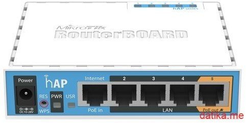 MikroTik hAP 2.4GHz AP, Five Ethernet ports, PoE-out on port 5, USB for 3G/4G support (RB951Ui-2nD) in Podgorica Montenegro