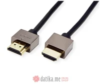 ROLINE Notebook HDMI High Speed Cable + Ethernet, M/M, black, 1.5 m