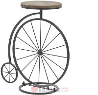 INART POSTOLJE ZA CVIJECE METAL/WOOD FLOWER STAND BICYCLE BLACK/NATURAL 65X30X68cm