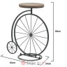 INART POSTOLJE ZA CVIJECE METAL/WOOD FLOWER STAND BICYCLE BLACK/NATURAL 65X30X68cm в Черногории