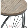 INART POSTOLJE ZA CVIJECE METAL/WOOD FLOWER STAND BICYCLE BLACK/NATURAL 65X30X68cm в Черногории