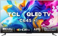 TCL 43C645 QLED TV 43" Ultra HD 4K, Google TV Smart