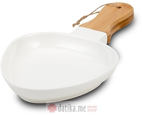 NAVA TANJIR ZA POSLUŽIVANJE SA RUČKOM OD BAMBUSA "Terrestrial" 32cm