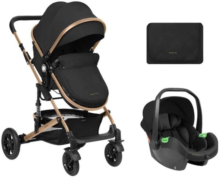 KIKKA BOO KOLICA ZA BEBE AMAIA 3U1 ALL BLACK KIKKA BOO KOLICA ZA BEBE AMAIA 3U1 ALL BLACK