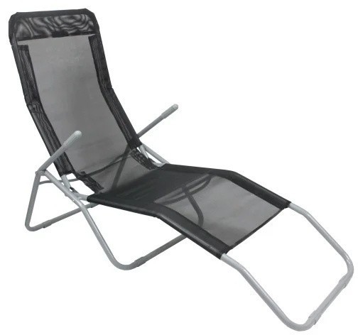 Chomik LEŽALJKA ZA BAŠTU/PLAŽU CRNA *5897 Chomik LEŽALJKA ZA BAŠTU/PLAŽU CRNA *5897