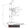 SBOX LCD-F012-2 DESKTOP MOUNT 17"-32"