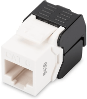 Digitus CAT 6 Keystone Jack, unshielded RJ45 to LSA, tool free connection, incl. cable tie