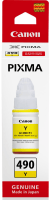Canon GI490 Ink Bottle Cartridge, Yellow
