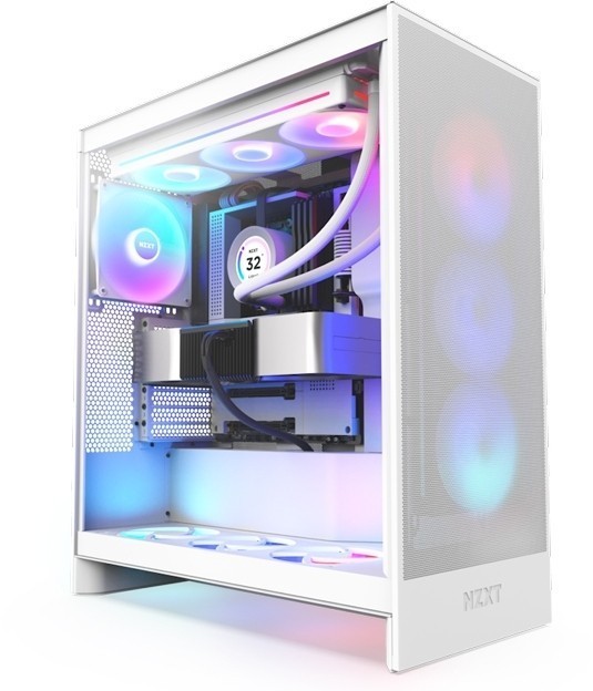 NZXT H7 Flow RGB kućište belo (CM-H72FW-R1)