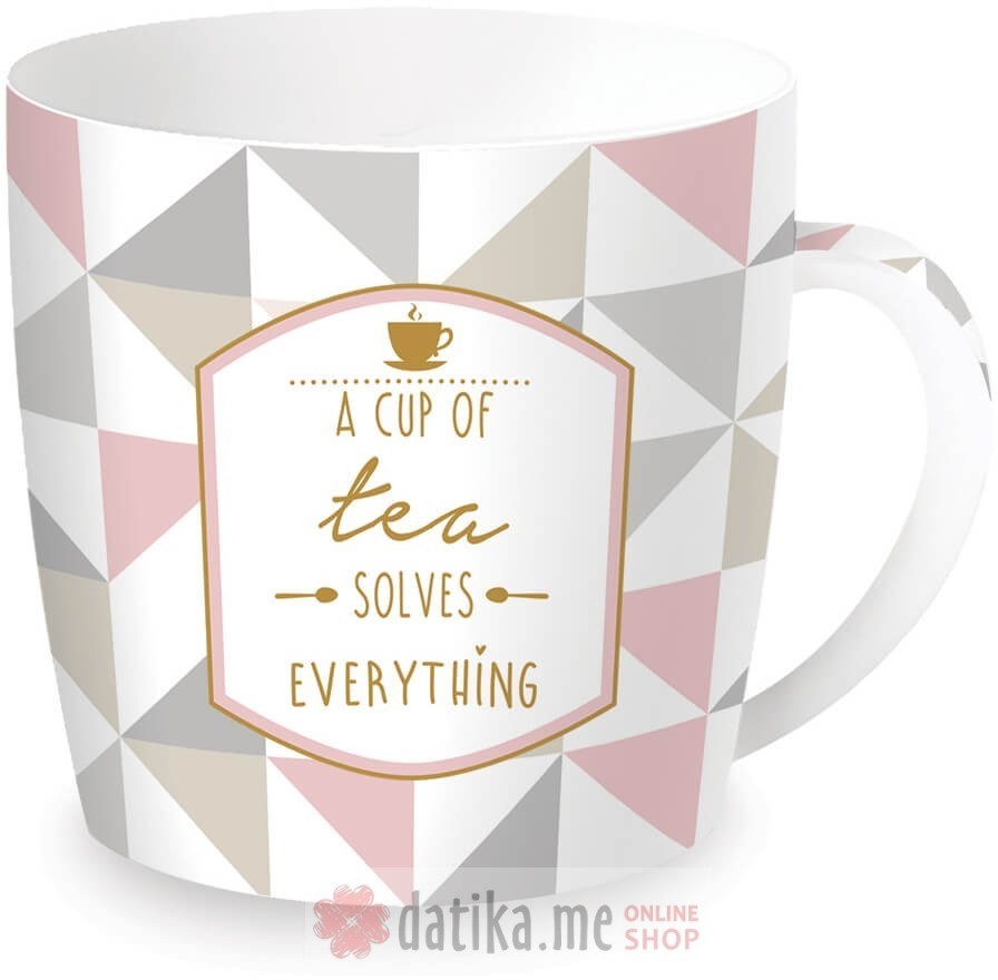 EASY LIFE SOLJA ZA KAFU/CAJ 350ml A CUP OF COFFEE SOLVES EVERYTHING в Черногории
