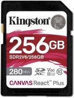 KINGSTON 256GB Canvas React Plus V60 SD Memory Card