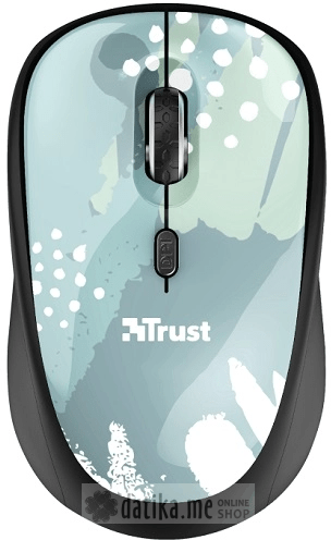 Trust Yvi Compact Wireless Mouse - Blue Brush