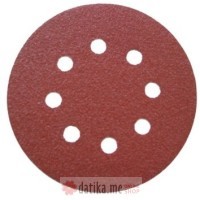 MAURER Brusni listovi 8rupa 125mm 240G 10kom