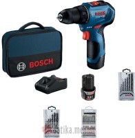 BOSCH Bušilica-Odvijač akumulatorski 18/30Nm 2x2,0A/12V GSR 120-LI