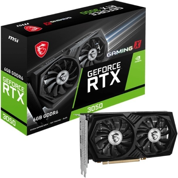 MSI nVidia GeForce RTX 3050 6GB 128bit, RTX 3050 GAMING X 6G в Черногории