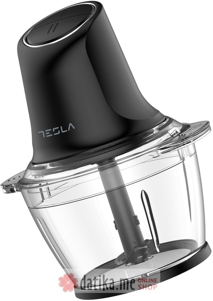 Tesla FC300B sjeckalica 500W/max 1.2l/2 sječiva/staklena/crna