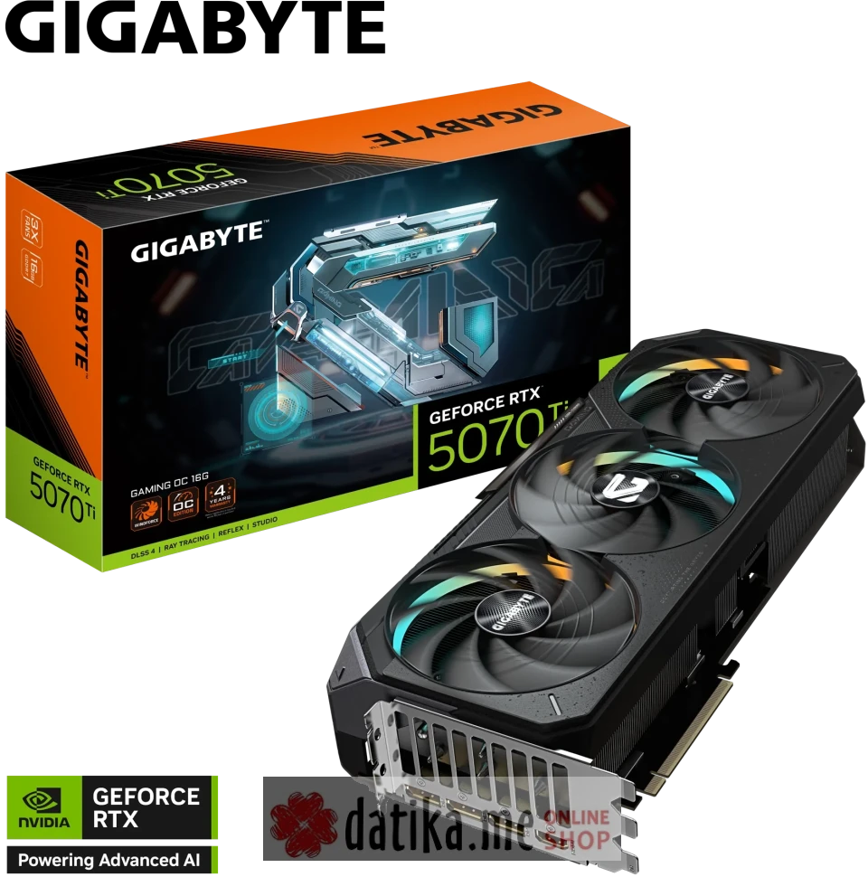 Asus GeForce RTX 5070 Ti GAMING OC 16G, GV-N507TGAMING OC-16GD в Черногории