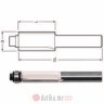 Makita D-47721 Ravno konturno glodalo sa dva zupca в Черногории