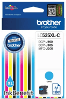 Brother LC-525 XL Ink Cartridge Original Cyan 