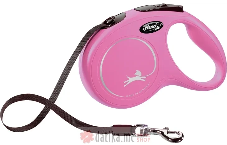 Flexi Povodac New Classic Medium Tape 5M Pink