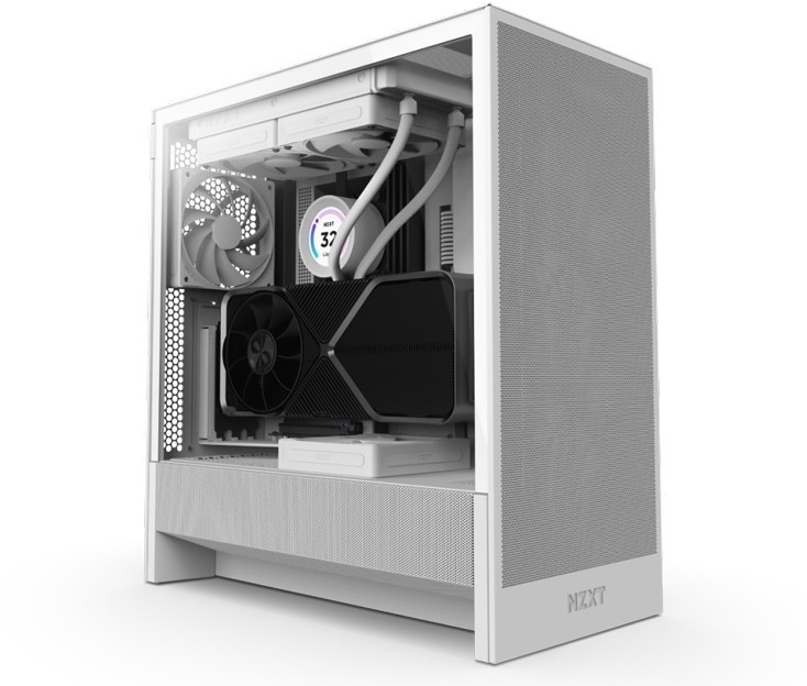 NZXT H5 Flow Gaming kućište belo (CC-H52FW-01) в Черногории