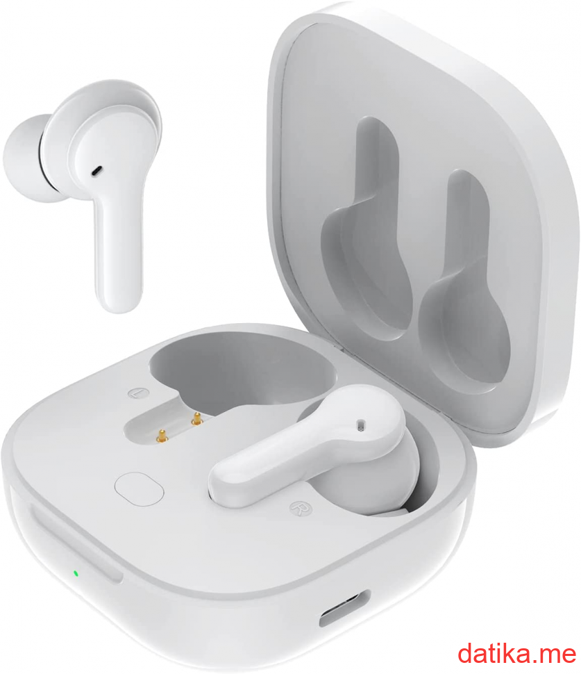 QCY T13 Touch Control 4 Microphones ENC Wireless Earphones White Slušalice za mobilne telefone 