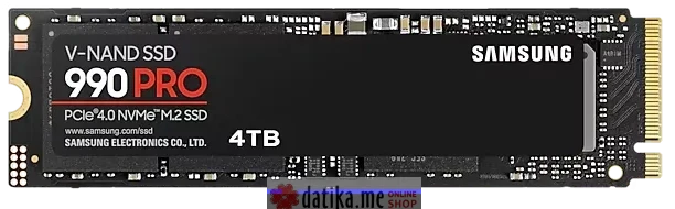 Samsung 990 PRO PCIe 4.0 NVMe M.2 SSD 4TB, MZ-V9P4T0BW в Черногории