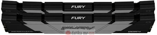 KINGSTON DIMM DDR4 32GB (2x16GB kit) 4000MT/s KF440C19RB12K2/32 Fury Renegade Black XMP 