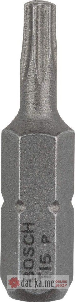 BOSCH 2607001607 Bit nastavci za odvijač T15 TORX 1/4" 25mm 3kom