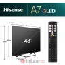HISENSE 43A7NQ QLED 43 inča 4K UHD Smart TV
