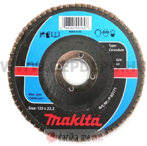 Makita P-65171 Lamelni disk za čelik aluminium-oksid 125mm