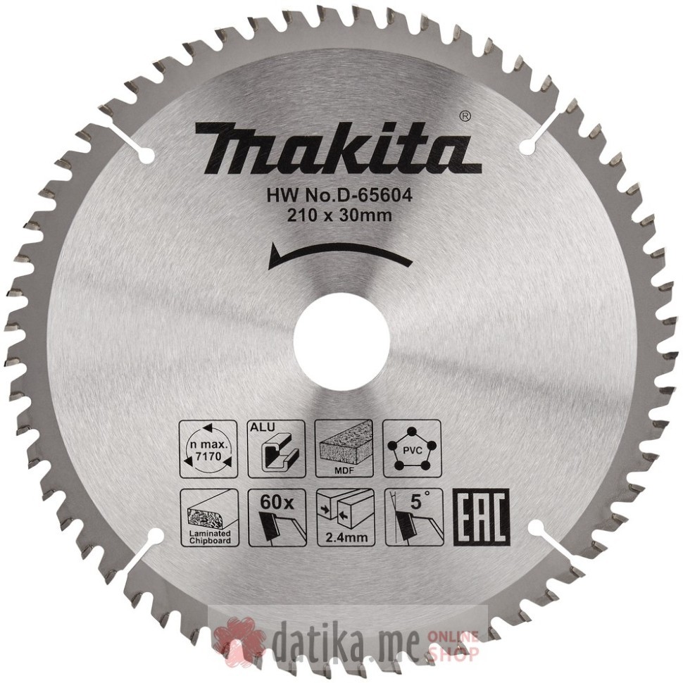 Makita D-65604 NOZ ZA CIRKULAR 210x30MM