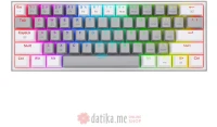 Redragon Tastatura Fizz Pro White/Grey K616 RGB Wireless/Wired Mechanical Gaming Keyboard