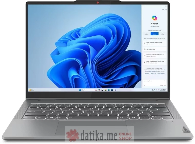 Lenovo IdeaPad Slim 5 14AHP9 Ryzen 7 8845HS/32GB/1TB SSD/Radeon 780M grafika/14" 1920x1200 OLED, 83DB001PYA   в Черногории