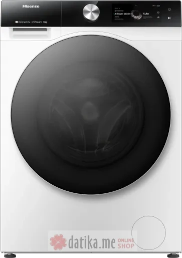 Hisense WF7S1247BW Mašina za pranje veša 12kg/1400 obrt/min (Inverter motor) в Черногории