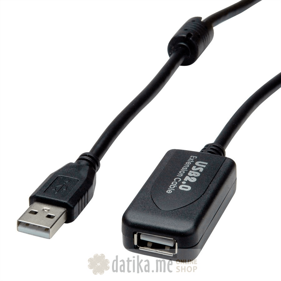 Value USB 2.0 Extension Cable, active with Repeater, 5m 