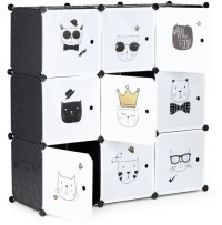 ModernHome DJEČIJI ORMAR SA 9 POLICA CATS