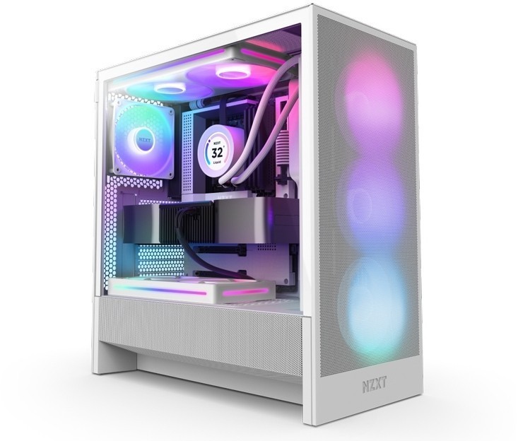 NZXT H5 Flow RGB Gaming kućište belo (CC-H52FW-R1)