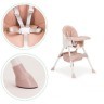Eco Toys STOLICA ZA HRANJENJE 2U1 PINK/WHITE