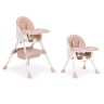 Eco Toys STOLICA ZA HRANJENJE 2U1 PINK/WHITE