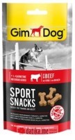 GIMDOG SPORT SNACK WITH BEEF-poslastice za pse 60GR.